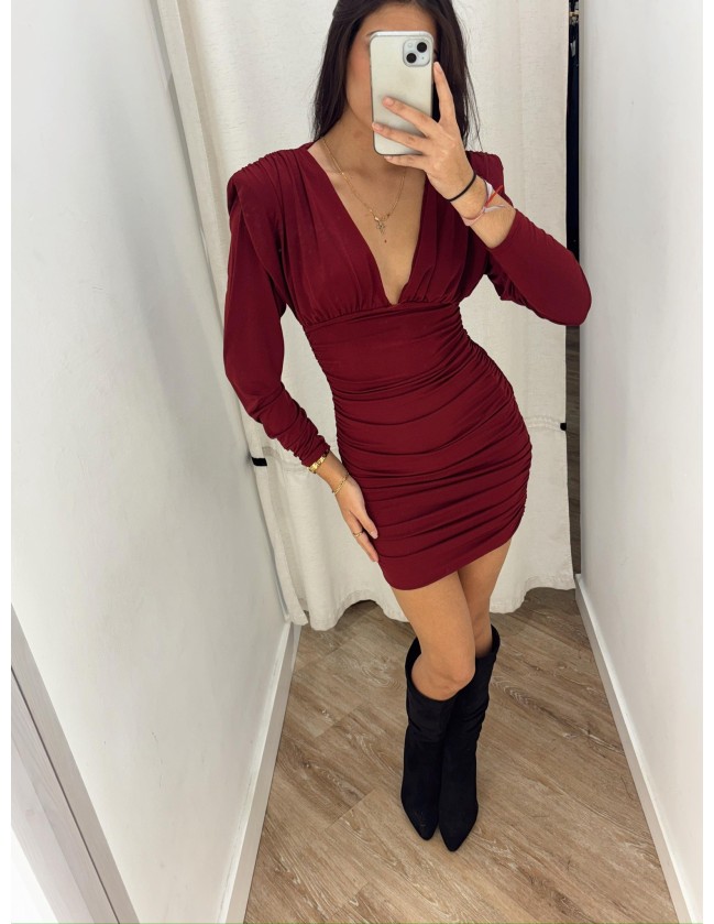 VESTIDO FRUNCES CORTO 2