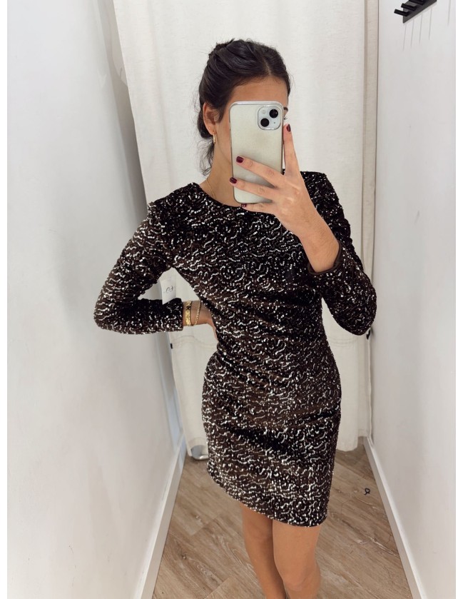 VESTIDO LENTEJUELAS TERCIOPELO