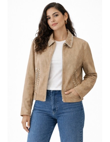 CAZADORA ANTE TACHUELAS