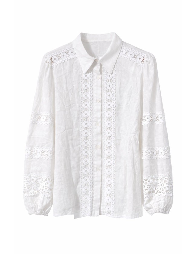 CAMISA LINO PERFORADA 2