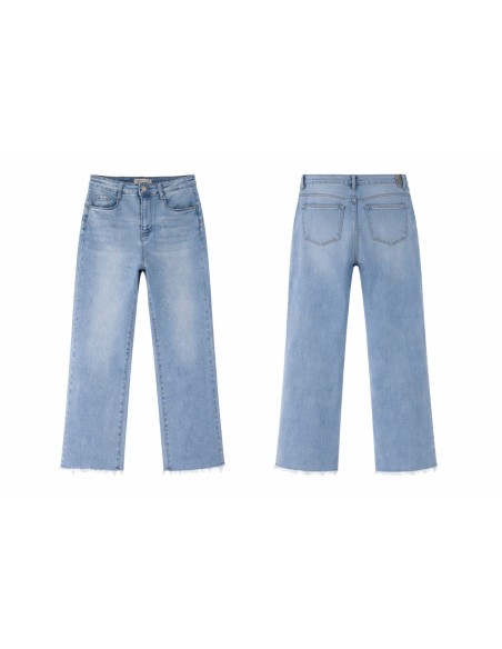 PANTALON DENIM DESFLECADO