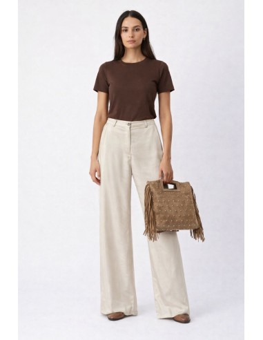 PANTALON SATINADO RECTO