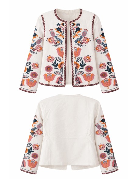 CHAQUETA BORDADA