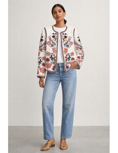 CHAQUETA BORDADA