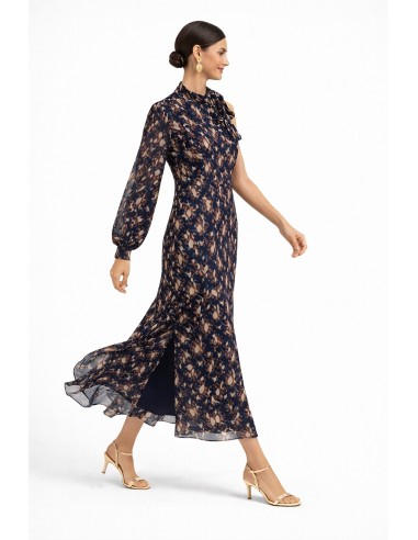 VESTIDO GASA UNA SOLA MANGA