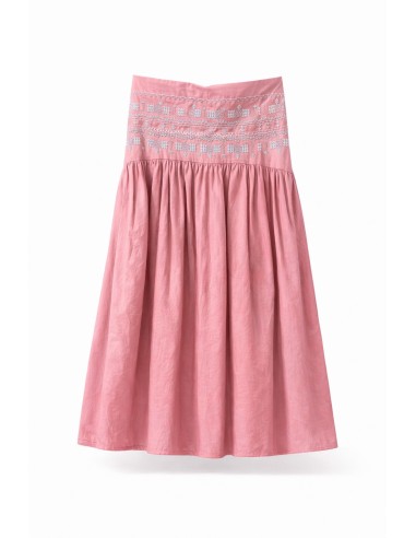 FALDA BORDADA