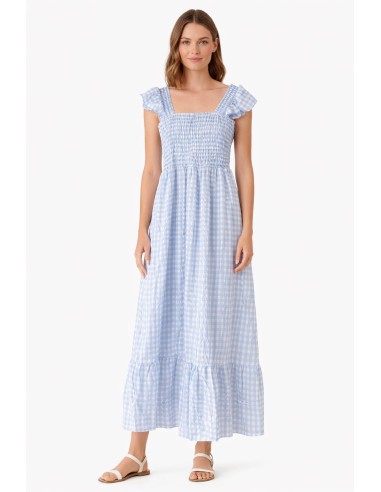 VESTIDO CUADROS VICHY TIRANTAS