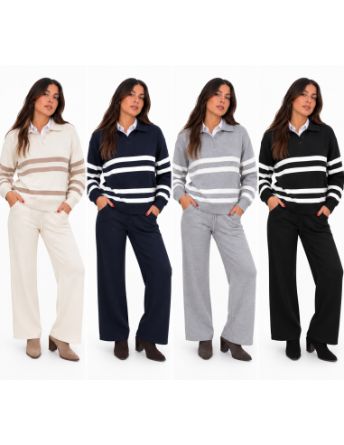 CONJUNTO LANA CUELLO POLO