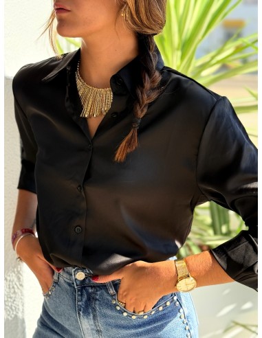 CAMISA SATINADA RECTA