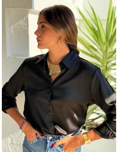 CAMISA SATINADA RECTA