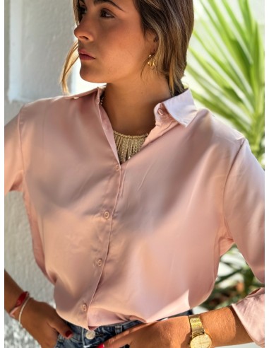 CAMISA SATINADA RECTA