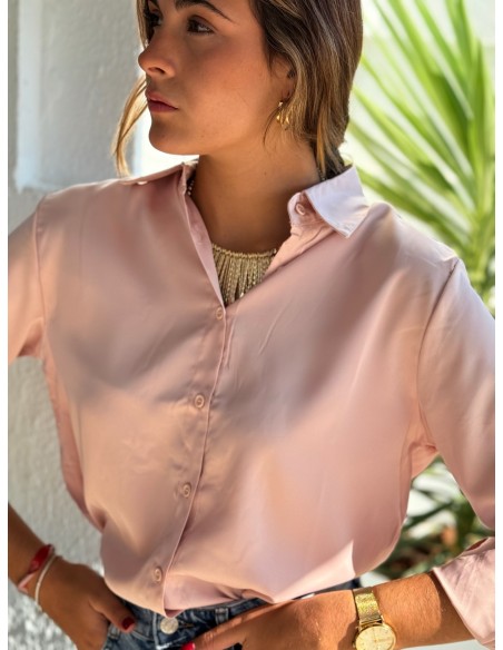 CAMISA SATINADA RECTA