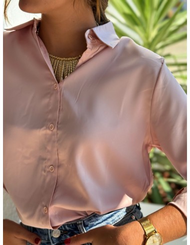 CAMISA SATINADA RECTA
